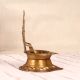 South Indian Finest Brass Gajlaxmi Oil Lamp for Home Decoration
