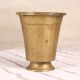 Beautiful Sturdy Brass Holy Panchpatra Cup for Vintage Collection