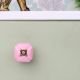 Pink Handmade Ceramic Square Cabinet Knob