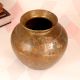 Himalayan Art Plain Finish Brass Holy Water Pot for Indoor Decor
