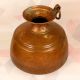 Vintage Himalayan Art Holy Brass Pot for Indoor Decoration