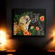 Two Jaguar Oil Canvas Painting By Natasha Harshit Guliani 60 x 50 cm