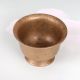 Plain Brown Finish Handmade Kumkum Bowl Made of Finest Brass