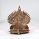 Vintage Handcrafted Gajlaxmi Oil Lamp Made of Finest Brass