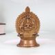 High-Quality Brass Gaja Lakshmi Oil Lamp for Home Decoration