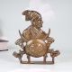 Handmade Brown Brass Chhatrapati Shivaji Maharaj Plate for Decor