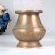 Plain Elegant Brown Handmade Holy Water Pot Made of Brass