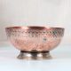Islamic Vintage Copper Bowl with Engraving in Peshawari Art