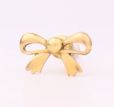 Brass Butterfly Bow Tie Cabinet Knobs