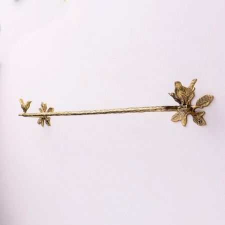 Solid Brass Bird Brass Branch Bird Towel Rod