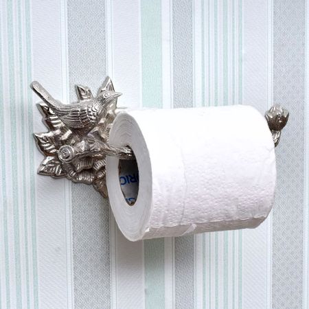 Brass Bird Towel Rack Paper Towel Holder