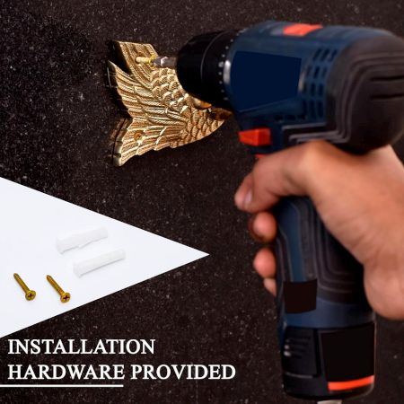 Modern Solid Premium Brass Hook in Golden Finish