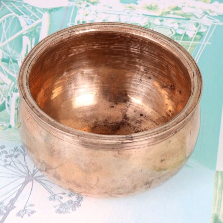 Handcrafted Nepalese Art Singing Bowl Made of Bell Metal