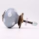 Grey Dotted Ceramic Cabinet Knobs Online