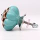 Sea Green And Brown Ceramic Cabinet Knobs