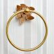 Brass Butterfly Towel Ring