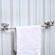 Solid Brass Silver Bird Brass Branch Bird Towel Rod