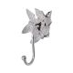 Set of 4 Silver Brass Butterfly Bathroom Hardware Accessories