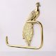 Handmade High Quality Brass Peacock Hanger for Bathroom in Set of 3