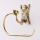 Handmade Premium Brass Tiger Hanger for Bathroom in Set of 3