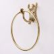 Premium Brass Tiger Design Ring Hanger for Bathroom