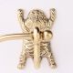 Handmade Brass Tiger Design Toilet Paper Holder for Bathroom