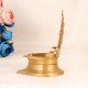 Vintage Handmade Gaja Lakshmi Oil Lamp for Indoor Decoration