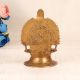 Indian Traditional Finest Brass Gaja Laxmi Oil Lamp for Decoration