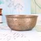 Beautiful Handmade Bell Metal Meditation Bowl for Decor