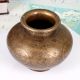 High-Quality Brass Holy Water Pot in Gujarati Art for Prayer Room
