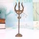 Traditional Vintage Brass Lord Shiva Trishul for Prayer Room