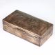 Vintage Plain Brass Jewelry Box in Brown Finish for Home Decor