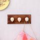 Multicolor Ceramic Hot Air Balloon Modern Kids Wooden Wall Hook