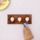 Multicolor Ceramic Hot Air Balloon Modern Kids Wooden Wall Hook