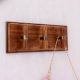 Natural T Bar Wood Brass Wooden Wall Hook