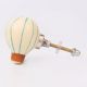 Blue Ceramic Hot Air Balloon Modern Kids Drawer Knob