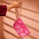 Elegant Pink Cotton Beads Hand Bags for Women