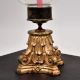 Handmade Finest Brass Glass Candle Stand for Home Decor