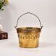 Vintage Handmade Finest Brass Flower Bucket for Decoration