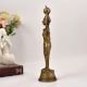 Indian Tribal Standing Lady Brass Statue for Home Decoration