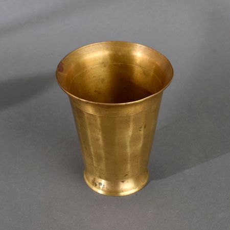 Beautiful Sturdy Brass Holy Water Glass Pot for Decoration
