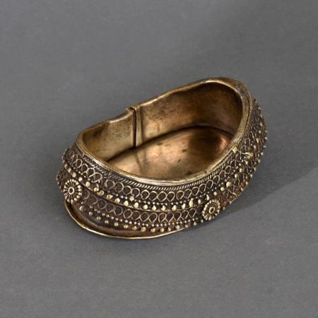 Vintage Tribal Brass Ashtray for Indoor Decoration