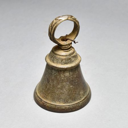 Indian Handmade Finest Bell Metal Temple Bell in Vintage Finish