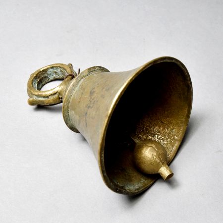 Handcrafted Vintage Finish Bell Metal Temple Bell for Prayer Room Decor