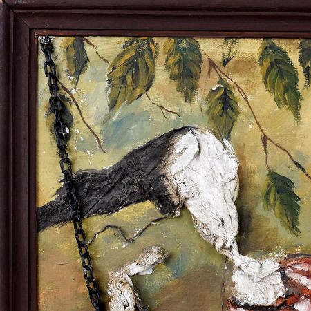 Swing of Freedom Canvas on Board Painting