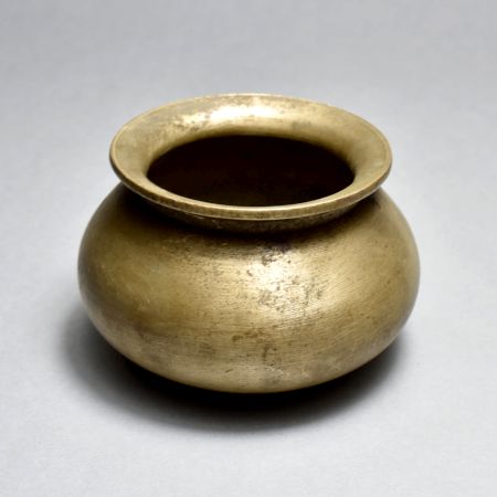 Handcrafted Vintage Brass Water Pot in Himachal Art for Rituals