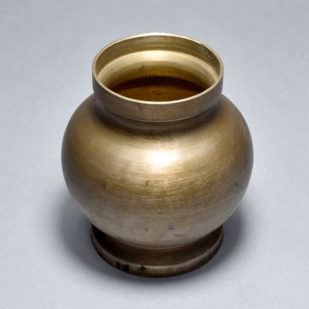 South Indian Vintage Brass Water Pot for Hindu Rituals