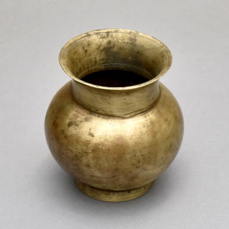 High-Quality Handcrafted Brass Holy Water Pot for Decoration