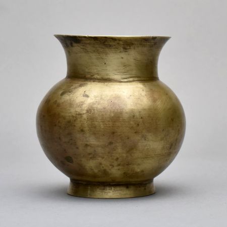 High-Quality Handcrafted Brass Holy Water Pot for Decoration
