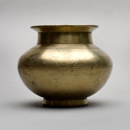 South Indian Look Brass Holy Water Pot for Hindu Rituals